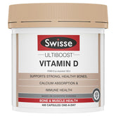 Swisse Ultiboost Vitamin D 400 Capsules